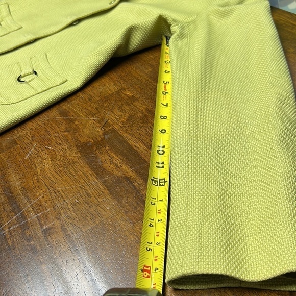 Casual corner size 6 blazer crop jacket lime green green with 4 button front - Picture 16 of 17